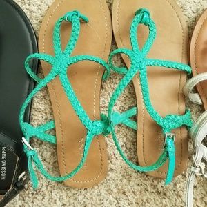 THREE pairs of sandals